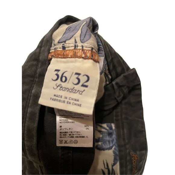 Tommy Bahama Mens Brown Standard Fit Straight-Leg Mid-Rise Denim Jeans Size 36 - Picture 4 of 16